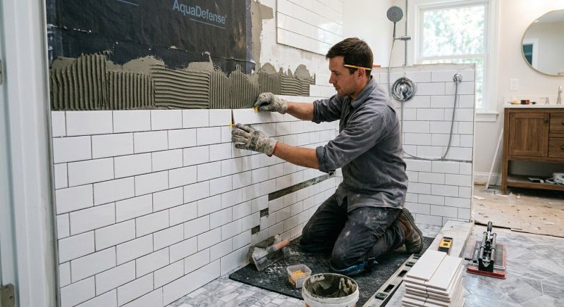 Tile Shower Renovation in Longmont, CO